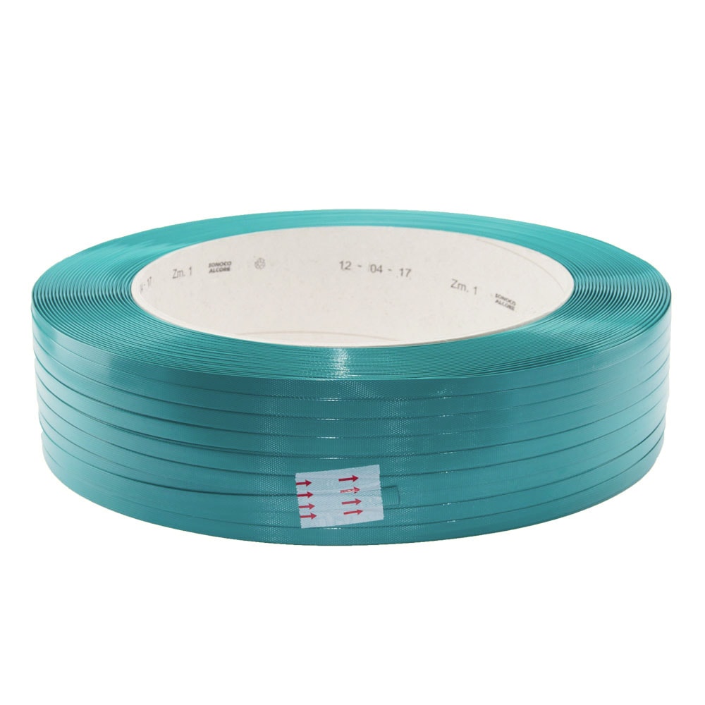Klika -  Pet band 150 mm x 08 mm 1600 meter groen (embossed)