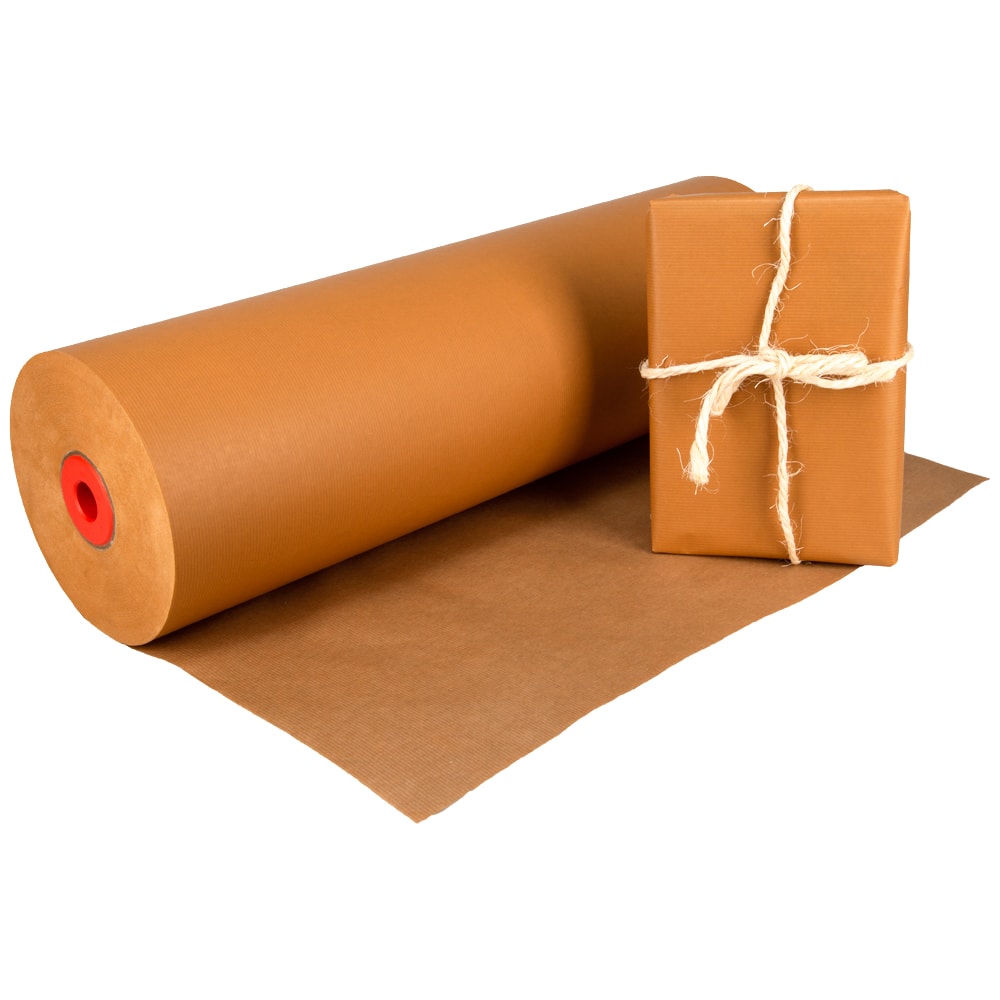 Klika -  Kraftpapier op rol 59 cm x 400 meter 50 gram/m2 oranje