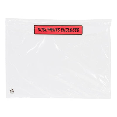 Klika -  Paklijstenvelop 'documents enclosed' 160 x 115 mm c6 formaat