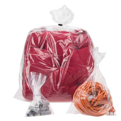 Klika - Sacs en plastique (PE) transparent 18 x 4 x 35 cm 20 microns