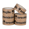 Klika - Kraft e 'fragile fragile' 50 mm x 50 mètres marron | 6 pièces