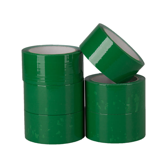 Klika - PP acrylique à faible bruit 28 microns 50 mm x 66 mètres vert foncé | 6 pièces