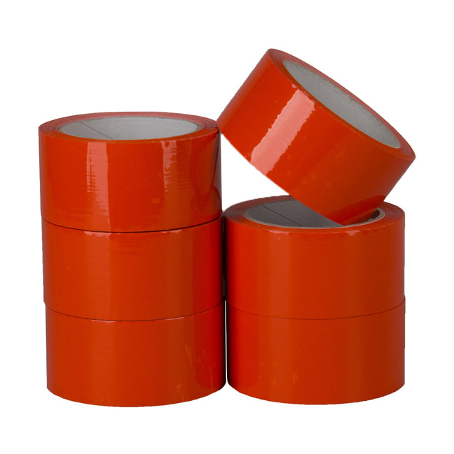 Klika -  Pp acryl e low noise 28 micron 50 mm x 66 meter oranje | 6 stuks
