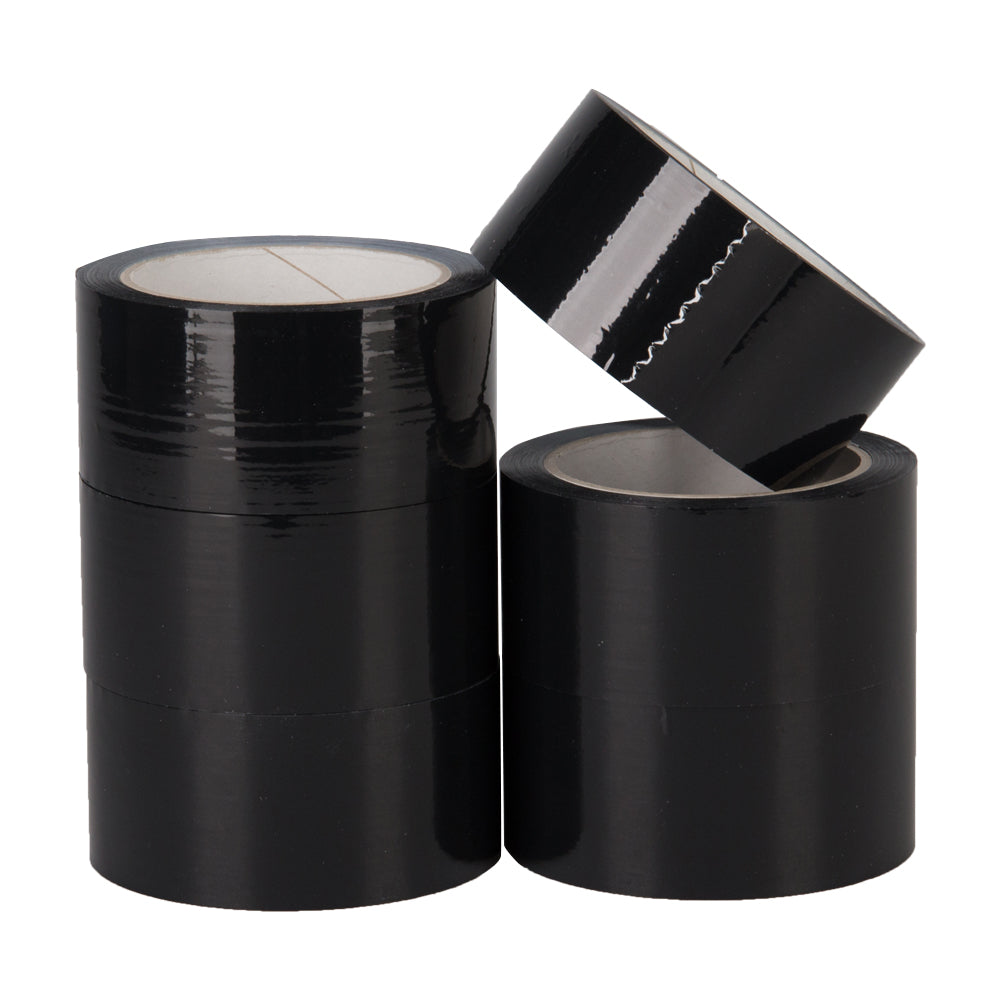 Klika -  Pp acryl e low noise 28 micron 50 mm x 66 meter zwart | 6 stuks
