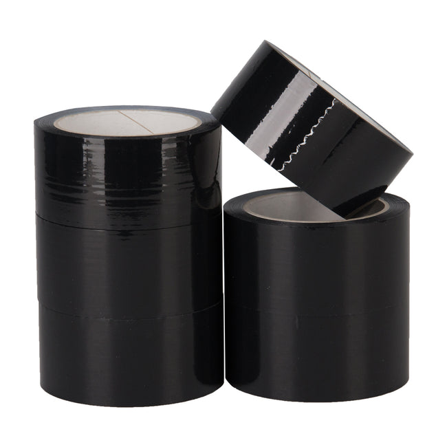 Klika -  Pp acryl e low noise 28 micron 50 mm x 66 meter zwart | 6 stuks