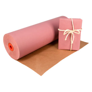 Klika -  Kraftpapier op rol 59 cm x 400 meter 50 gram/m2 roze