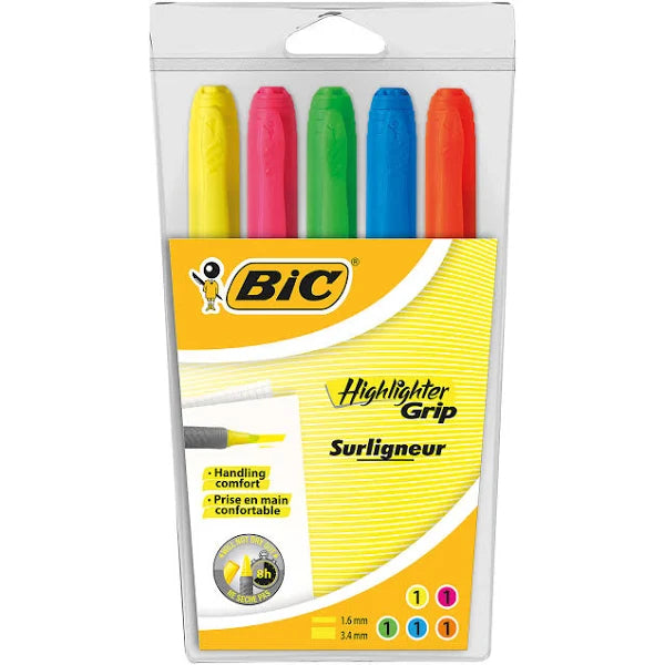 BIC - Marking Pen Bic Grip Assorti