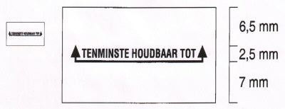 Klika - Label 2616 permanente blanche droite Au moins h