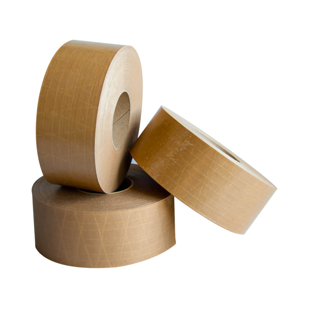 Klika - Ruban adhésif en papier renforcé 70 mm x 150 mètres marron (non autocollant)