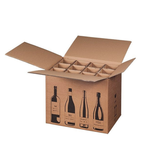 Klika -  Flesverzenddoos voor 12 flessen 420 x 305 x 368 mm | 5 stuks