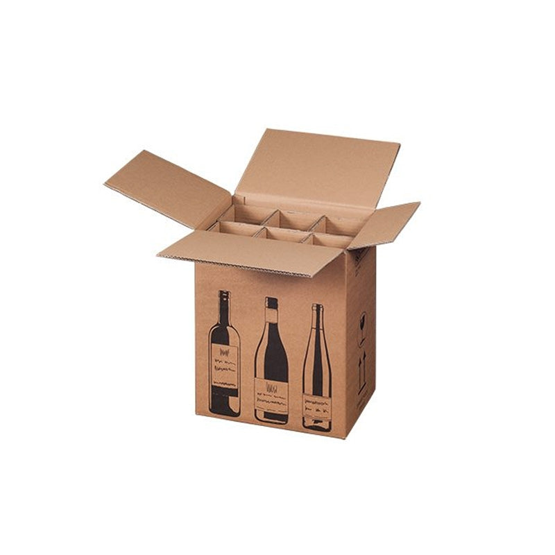Klika -  Flesverzenddoos voor 6 flessen 305 x 212 x 368 mm | 5 stuks
