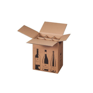 Klika -  Flesverzenddoos voor 6 flessen 305 x 212 x 368 mm | 5 stuks