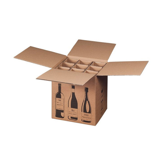 Klika -  Flesverzenddoos voor 9 flessen 316 x 305 x 368 mm | 5 stuks