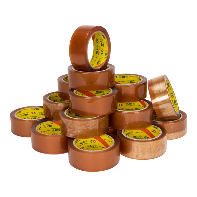 Klika -  Pp solvent e (nar) 28 micron 38 mm x 66 meter transparant | 6 stuks