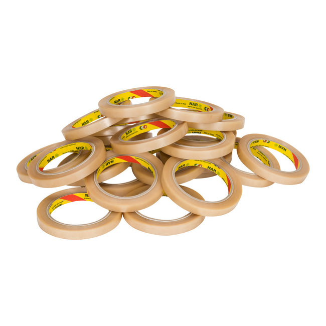 Klika -  Pvc e (nar) 32 micron 12 mm x 66 meter transparant | 24 stuks