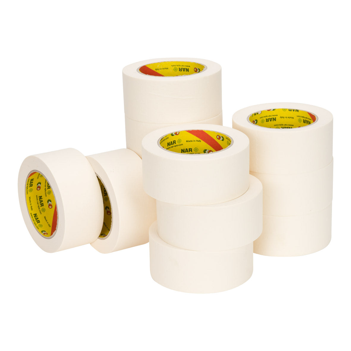 NAR - Pvc e () 32 Mikron 50 mm x 66 Meter weiß | 6 Stück