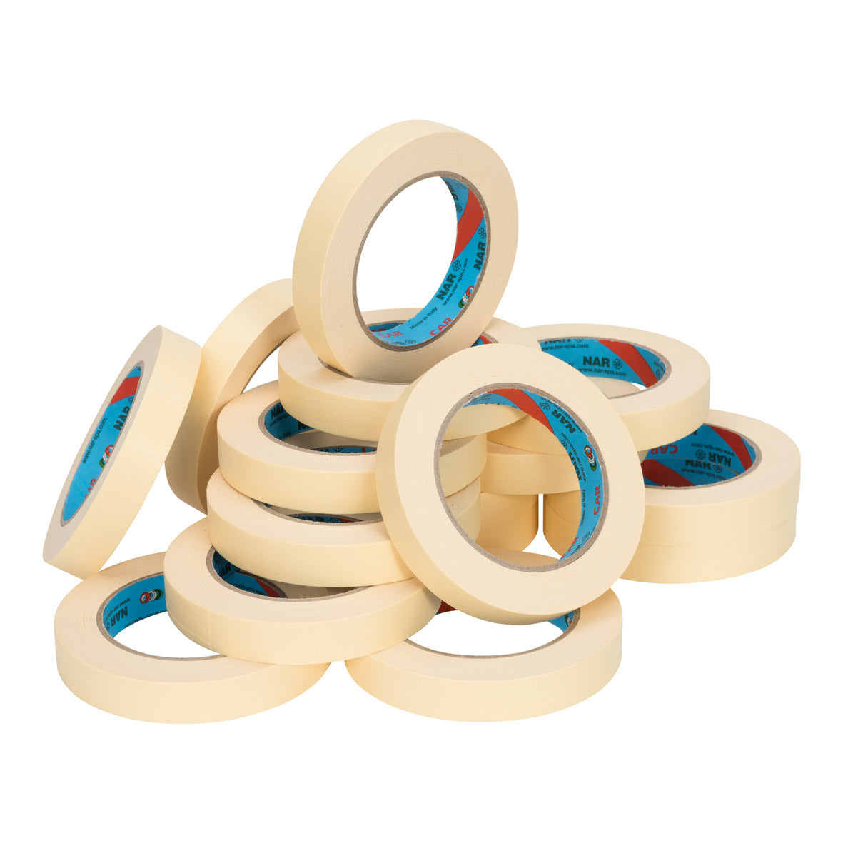 Klika - Maskinge (Narr) 58 Gramm/m2 19 mm x 50 Meter gelb-beige | 16 Stück