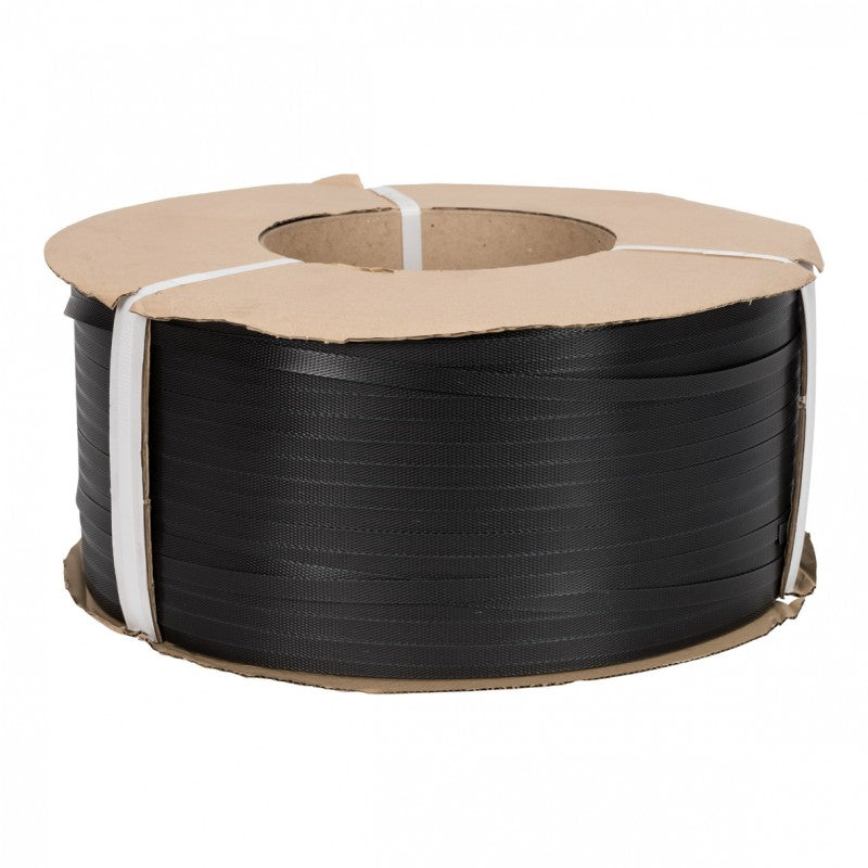 Klika - PP-Band 12 mm x 055 mm 2500 Meter schwarz (Rollenkern 280 mm)