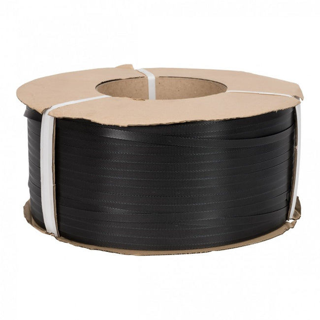Klika - Ruban PP 12 mm x 055 mm 2500 mètres noir (âme du rouleau 280 mm)