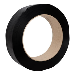 Klika - PP-Band 12 mm x 073 mm 2000 Meter schwarz (Rollenkern 406 mm)