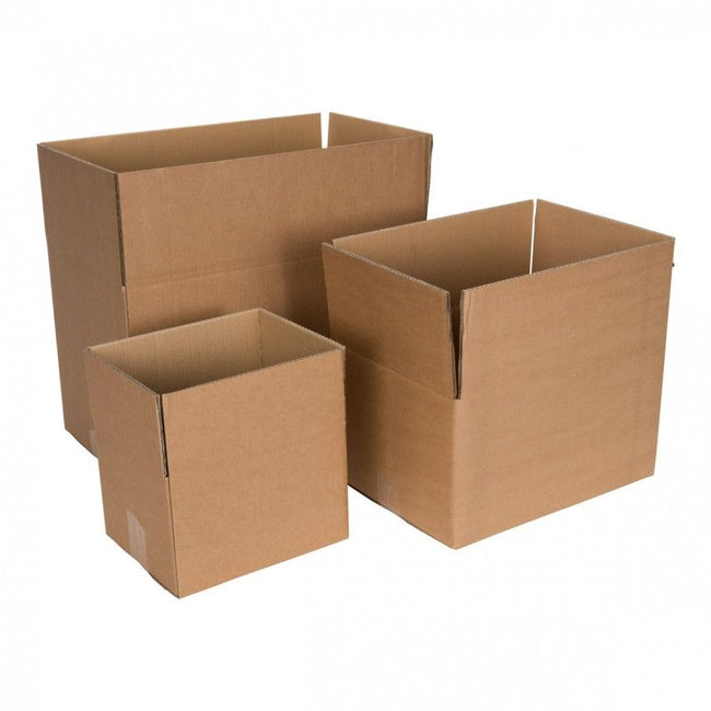 Klika - Boîtes en carton ondulé simple 430 x 310 x 150 mm marron | 30 pièces