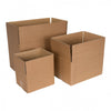 Klika - Boîtes en carton ondulé simple 450 x 350 x 300 mm marron | 30 pièces