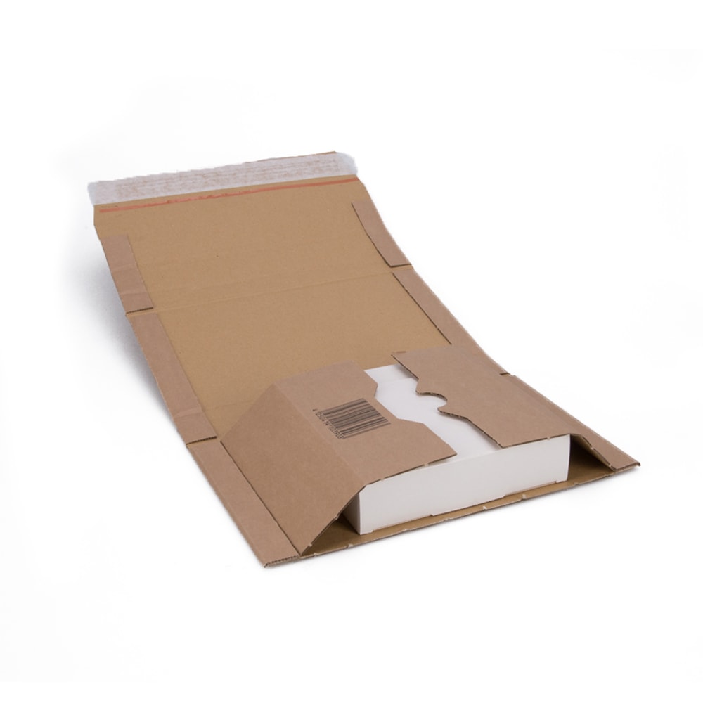 KLIKA - Emballage de livre 274 x 185 x 20-80 mm Brown | 25 pièces