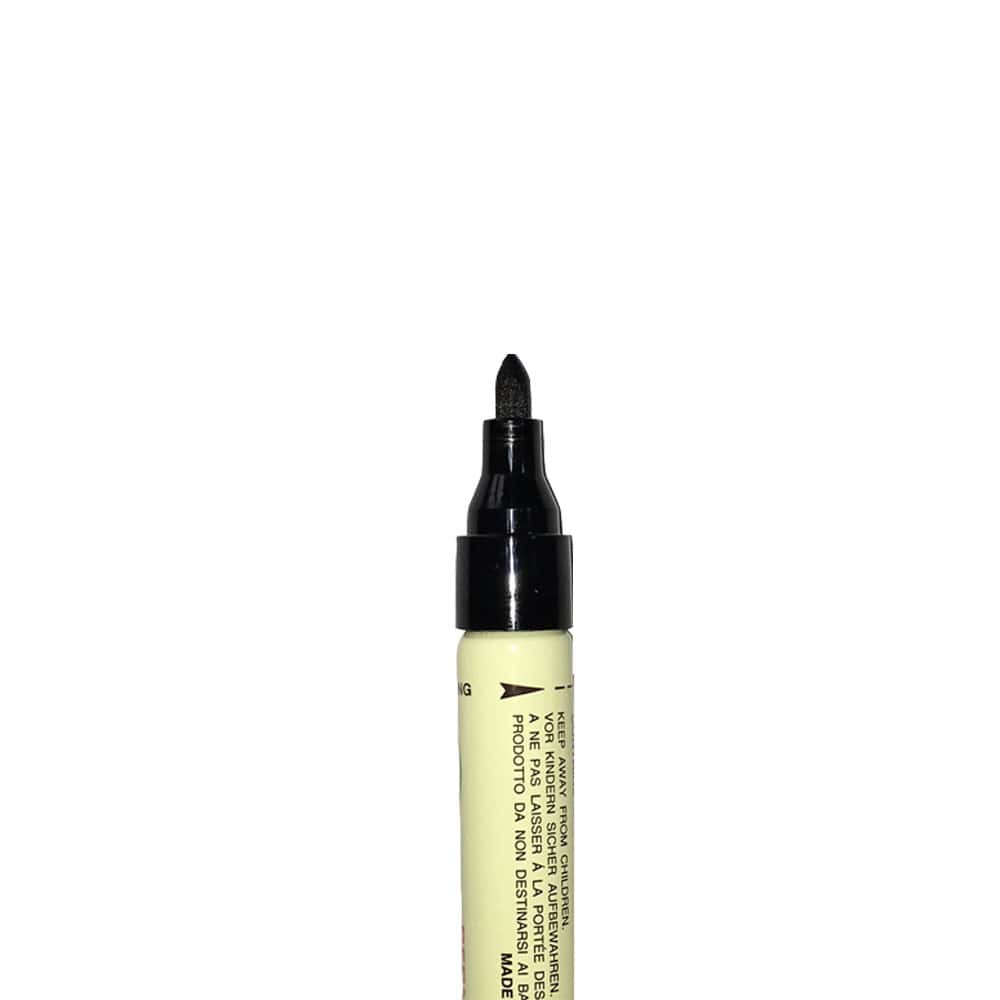 Klika -  Yoken permanent marker zwart 1 mm punt12 stuks