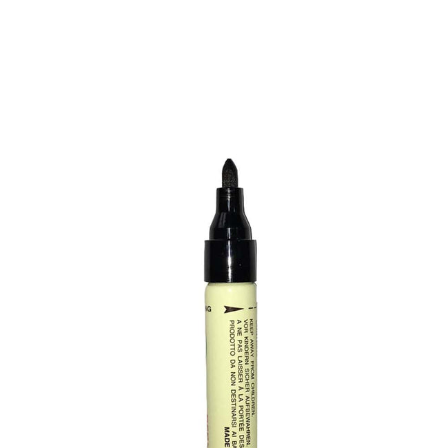 Klika -  Yoken permanent marker zwart 1 mm punt12 stuks