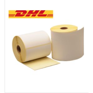 Klika – Zebra-Etiketten DHL 102 x 210 mm (3005093), umweltfreundlich, permanent, 76 mm Kern, 640 Etiketten