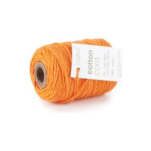 Cotton Cord / Katoen touw 50 meter oranje ø2mm