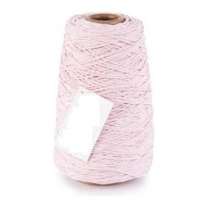 Cotton Cord/ Katoen touw 500 meter licht roze