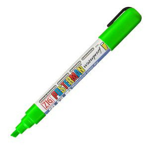 Posterman - Krijtstift posterman PMA-50 beitelpunt 2-6mm fluor groen