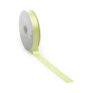 Satinband Premium Doppelgesicht 16 mm x 25 Meter leuchtend gelb