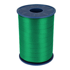 Ruban à friser 10mm x 250 mètres couleur vert émeraude 607