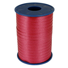 Ruban à friser 5mm x 500 mètres couleur rouge bordeaux 018