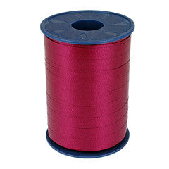 Ruban à friser 10mm x 250 mètres couleur rouge bordeaux 018